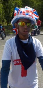 Young person wearing hat celebrating jubilee